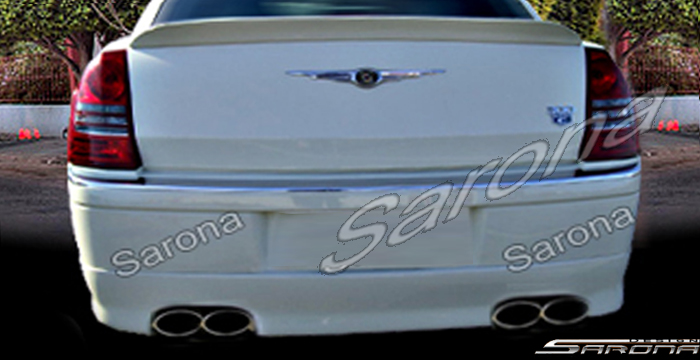 Custom Chrysler 300C  Sedan Rear Add-on Lip (2005 - 2010) - $390.00 (Part #CR-001-RA)